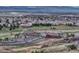 Residential community view features mountain views, clubhouse, pool, and park at 2618 Bellavista St, Castle Rock, CO 80109
