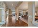 Open concept living spaces with hardwood floors and neutral colors is great for entertaining friends and Gathering at 7635 Weaver Cir, Castle Rock, CO 80104