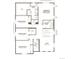 Second-floor layout featuring four bedrooms, two bathrooms, a laundry room, walk-in closets, and a loft area at 8273 Snake River St, Littleton, CO 80125