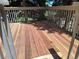 Deck area featuring beautiful wood floors and railing at 10538 Tiger, Lone Tree, CO 80124