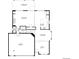 Detailed floor plan showcasing the layout of the first floor including the kitchen and living room at 10538 Tiger, Lone Tree, CO 80124