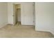 Bedroom with lots of space and natural light with direct access to closet at 4971 Ceylon Way, Denver, CO 80249