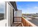 Deck with city views at 63 Harrison St, Denver, CO 80206