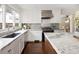 Modern kitchen with stainless steel appliances, granite countertops, and a sleek black sink at 521 N Fairfax St, Denver, CO 80220