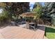 Outdoor patio area with comfortable seating, dining table and umbrella, ideal for enjoying the outdoors at 521 N Fairfax St, Denver, CO 80220