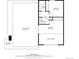 A second-floor floor plan showing a balcony, bathroom, hall, bedrooms, and rooftop deck at 384 S Ironton St # 413, Aurora, CO 80012