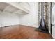 Living room with a modern fireplace at 384 S Ironton St # 413, Aurora, CO 80012