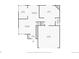 First floorplan with dimensions showing kitchen, living room, dining room, deck, bathroom, and garage at 11481 King St, Westminster, CO 80031