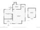A floor plan showing the layout of the house, with labeled room dimensions and room names at 27389 Highway 74, Evergreen, CO 80439