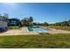 A refreshing community pool with ample seating and serene surroundings at 2479 S Xanadu Way # C, Aurora, CO 80014