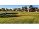 Scenic view of the golf course homes with lush green grass and mature trees at 2479 S Xanadu Way # C, Aurora, CO 80014
