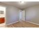 Neutral bedroom features hardwood floors, and access to an ensuite bathroom for added convenience and privacy at 760 S 42Nd St, Boulder, CO 80305