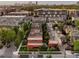 Scenic aerial view of the neighborhood with a beautiful city skyline at 1188 S Sherman St, Denver, CO 80210