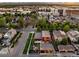 Wide aerial shot of the neighborhood and property at 1188 S Sherman St, Denver, CO 80210