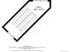 Top-down floor plan showcasing layout of the top level hall at 1932 W 32Nd Ave, Denver, CO 80211