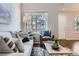 Inviting living room featuring lots of natural light, a comfortable sofa, and stylish décor at 4027 E Geddes Cir, Centennial, CO 80122
