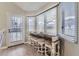 Cozy breakfast nook features a built-in seating area and charming design at 5426 S Jasper Way, Centennial, CO 80015