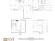 Complete home floor plan including living spaces, bedrooms, and garage dimensions at 7715 S Hudson Ct, Centennial, CO 80122