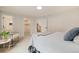 Cozy bedroom featuring plush carpet and view to walk-in closet at 4656 Tanglewood Trl, Boulder, CO 80301