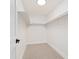 Walk-in closet featuring carpet, white walls, a ceiling light, and closet racks at 4656 Tanglewood Trl, Boulder, CO 80301
