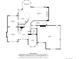 Layout of the first floor highlighting a kitchen, dining room, living room, and garage at 1193 Phipps Ct, Highlands Ranch, CO 80126