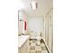 Bathroom featuring white vanity, shower, and tiled floor at 1641 S Idalia Cir # F, Aurora, CO 80017