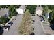 Aerial view of the parking and the community amenities, highlighting the convenience for residents at 8960 W Dartmouth Pl, Lakewood, CO 80227