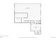 Basement floorplan showcasing finished and unfinished areas, along with a bathroom, bedroom, and storage spaces at 17710 E Emilia Dr, Parker, CO 80134