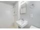 Bright bathroom with a shower and vanity at 12063 E Arizona Dr, Aurora, CO 80012