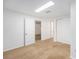 This bedroom offers neutral carpeting and a closet for storage at 12063 E Arizona Dr, Aurora, CO 80012
