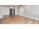 Bright living room offers wood-look floors and neutral paint at 2 Adams St # 1504, Denver, CO 80206