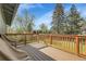 Outdoor deck and landscaped backyard at 12829 E Oregon Dr, Aurora, CO 80012