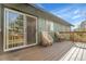 Deck overlooking the backyard at 12829 E Oregon Dr, Aurora, CO 80012
