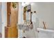 Modern bathroom features floating marble sink and trendy fixtures at 4262 E Fremont Pl, Centennial, CO 80122