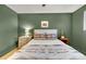 Inviting bedroom featuring wood floors, ceiling fan and lots of natural light at 4262 E Fremont Pl, Centennial, CO 80122