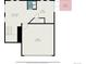 Detailed floor plan showcasing dimensions and layout of the Gathering room, bathroom, garage, and patio at 19096 E 55Th Ave, Denver, CO 80249