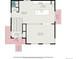 Detailed floor plan of the main living area showcasing the kitchen, dining area, balcony, living room, and foyer at 19096 E 55Th Ave, Denver, CO 80249