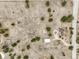Aerial view of the property showing its layout, buildings, and expansive land at 512 County Road 136, Elizabeth, CO 80107