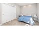 Cozy bedroom with a closet and space-saving design, featuring soft carpet and ample natural light at 529 Uinta Way, Denver, CO 80230