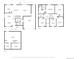 Floorplans for basement, first, and second floors outlining layouts, dimensions, and room placements at 4863 Quail Ct, Frederick, CO 80504
