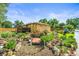 Beautiful backyard featuring a lush garden, a variety of flowers and plants at 5703 Field St, Arvada, CO 80002