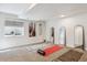 Spacious basement featuring carpeted floors, mirrors, and fitness equipment at 1302 Milbury St, Castle Rock, CO 80104