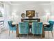 Bright dining area with modern decor, comfortable seating, and ample natural light, perfect for Gathering meals at 1302 Milbury St, Castle Rock, CO 80104