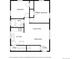 Floorplan diagram showcasing layout of rooms including bedrooms, bath, kitchen, and living spaces at 1540 Filbert Ct, Denver, CO 80220