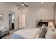 Bright bedroom featuring a fireplace and ensuite bathroom at 291 S Franklin St, Denver, CO 80209