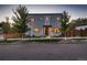 Modern two-story home with gray siding and a landscaped front yard at 291 S Franklin St, Denver, CO 80209