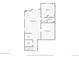 Floor plan of the basement featuring a finished basement, bar, and unfinished storage space at 2351 Lassen Ln, Castle Rock, CO 80109