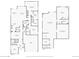 Complete floor plan combining the main level and basement layouts with labeled rooms and dimensions at 2351 Lassen Ln, Castle Rock, CO 80109