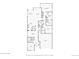 Detailed floor plan showcasing the layout of the main level with labeled rooms and dimensions at 2351 Lassen Ln, Castle Rock, CO 80109