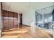 Hardwood floors and access to a private balcony at 1050 N Corona St # 215, Denver, CO 80218